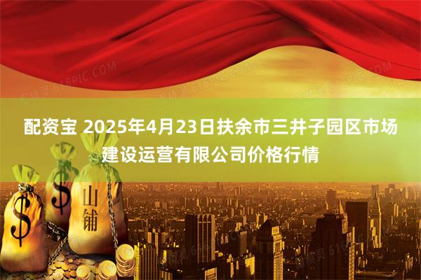 配资宝 2025年4月23日扶余市三井子园区市场建设运营有限公司价格行情
