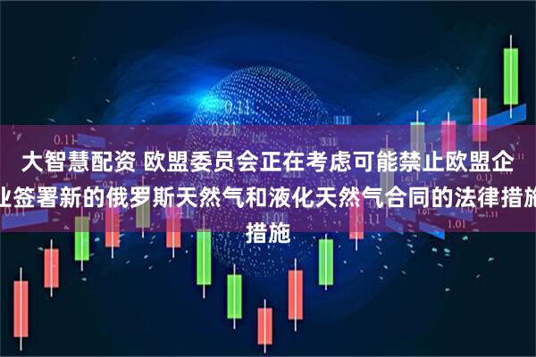 大智慧配资 欧盟委员会正在考虑可能禁止欧盟企业签署新的俄罗斯天然气和液化天然气合同的法律措施